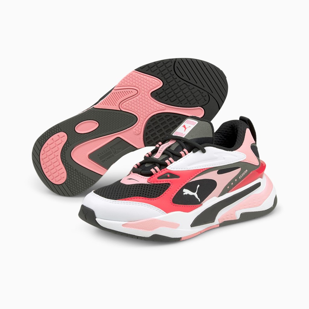 Puma RS-Fast JR Spor Ayakkabı Siyah Pembe | DO6043872