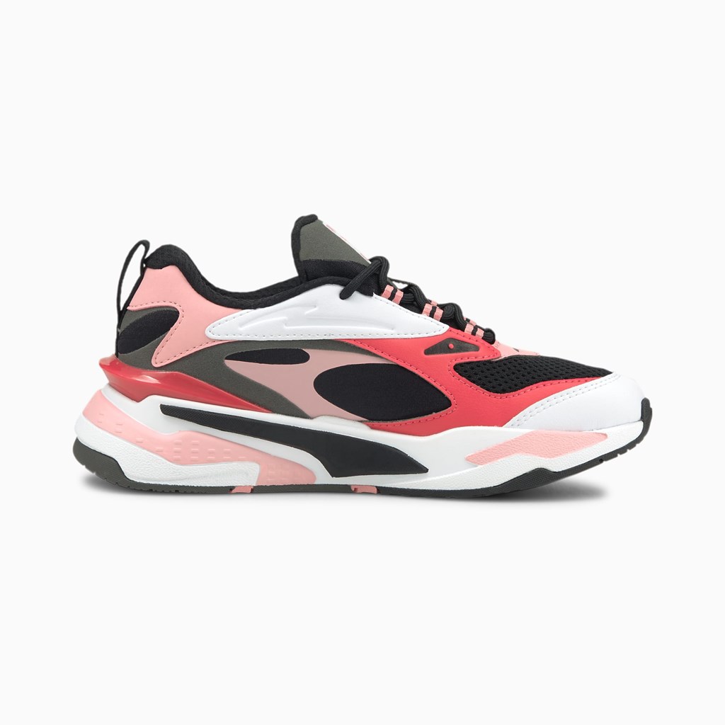 Puma RS-Fast JR Spor Ayakkabı Siyah Pembe | DO6043872