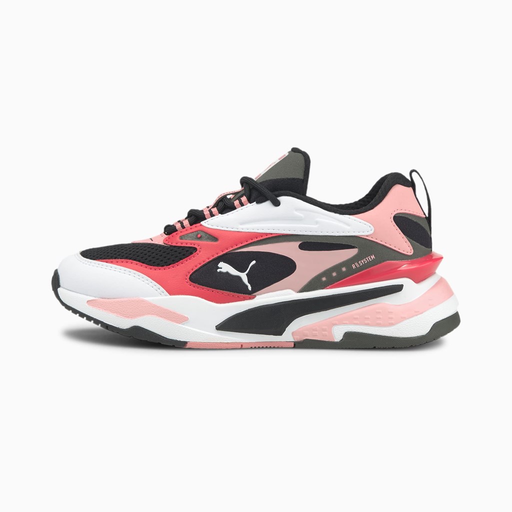 Puma RS-Fast JR Spor Ayakkabı Siyah Pembe | DO6043872