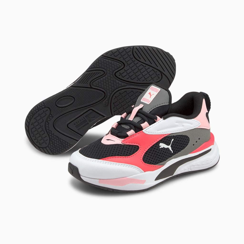 Puma RS-Fast Little Spor Ayakkabı Siyah Pembe | XY8704315