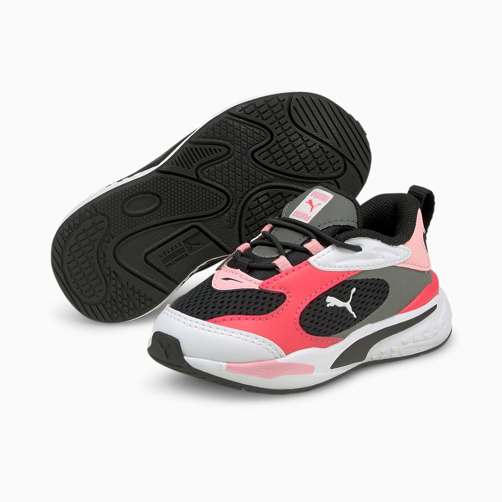 Puma RS-Fast Toddler Spor Ayakkabı Siyah Pembe | OZ8347592