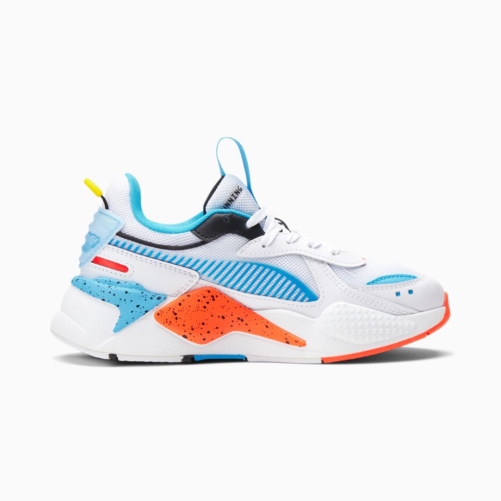 Puma RS-X Airbrush JR Spor Ayakkabı Beyaz Kırmızı Mavi | FB6309125