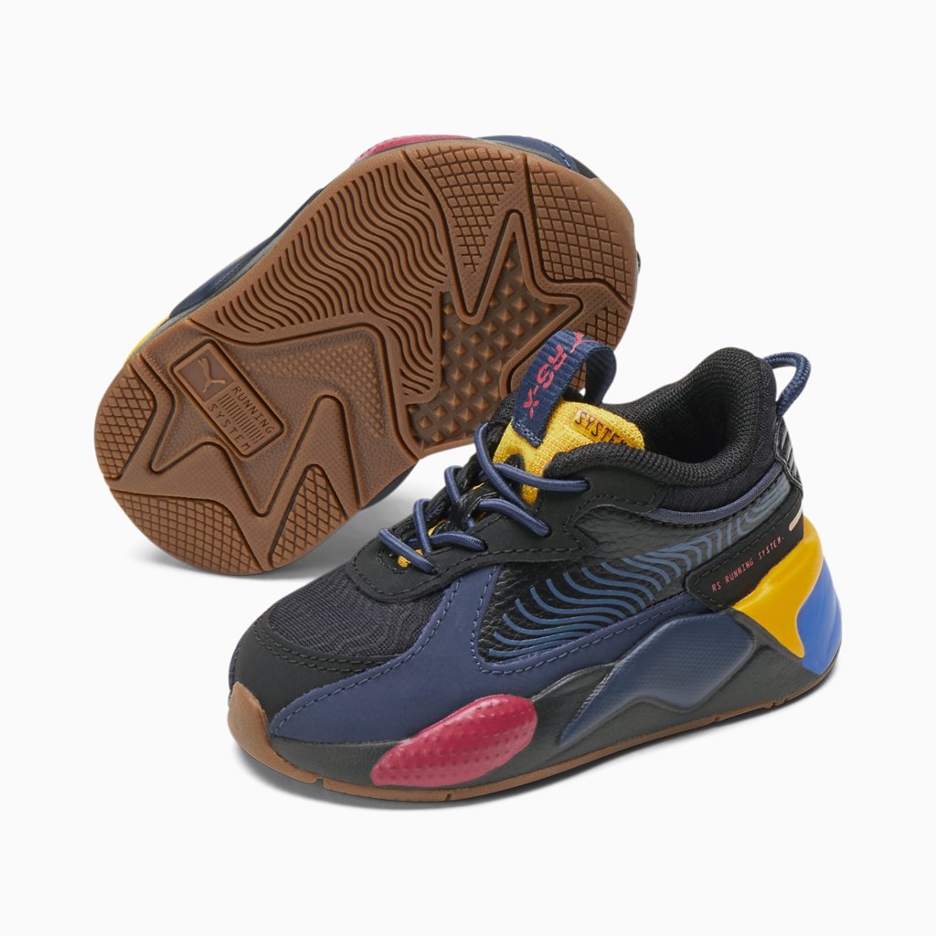 Puma RS-X Global Futurism Toddler Spor Ayakkabı Siyah | SE9564871