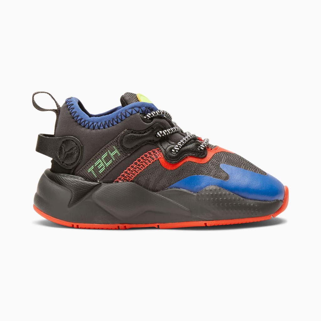 Puma RS-X T3CH Toddler Spor Ayakkabı Kırmızı Siyah | JQ9473852