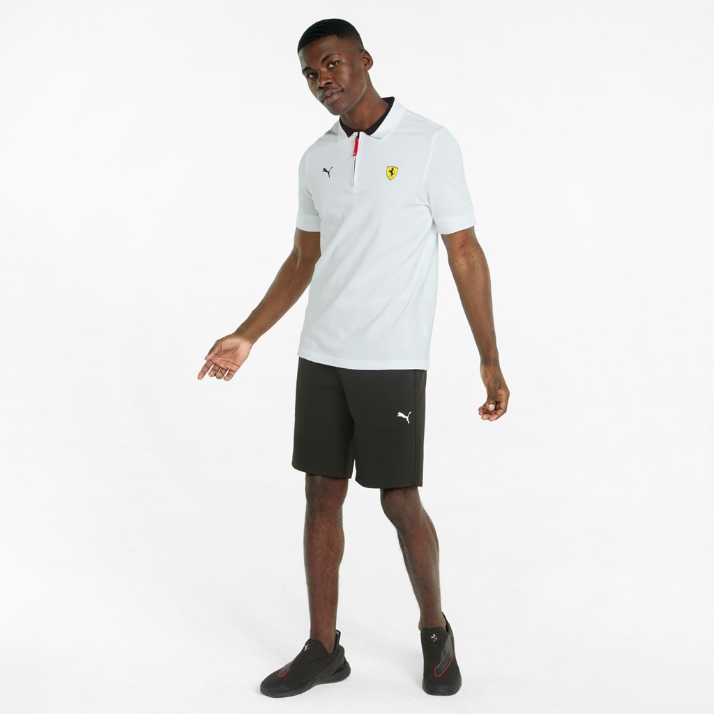 Puma Scuderia Ferrari Race Polo Shirt Beyaz | UO8154360