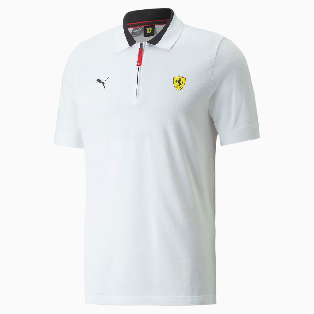 Puma Scuderia Ferrari Race Polo Shirt Beyaz | UO8154360