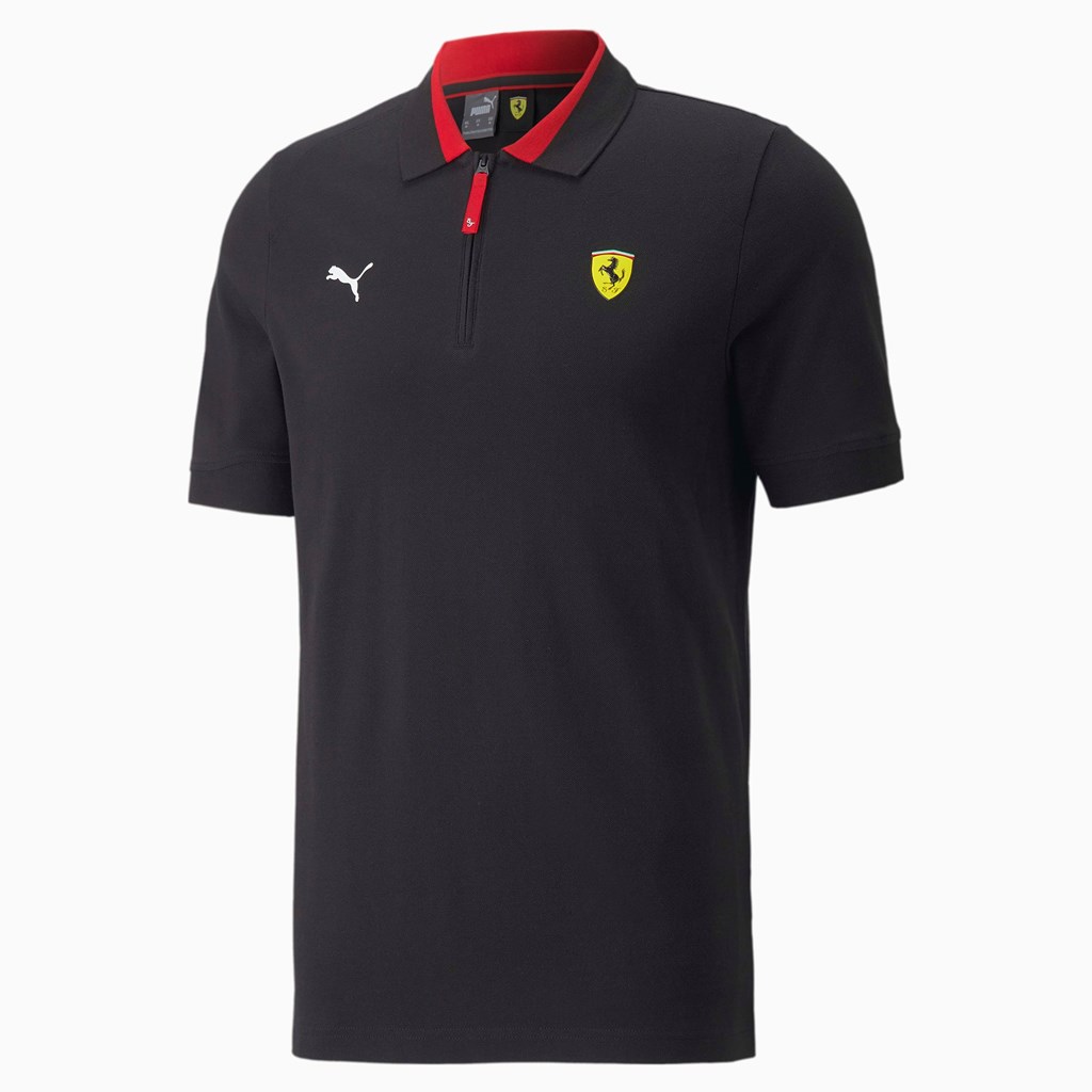 Puma Scuderia Ferrari Race Polo Shirt Siyah | QF4278561