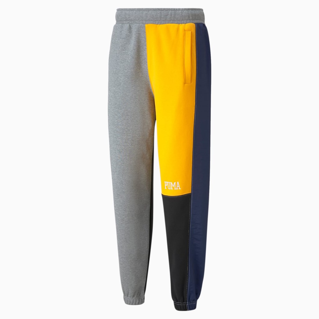 Puma Signature Basketball Pantolon Medium Gray Heather | XI3017258