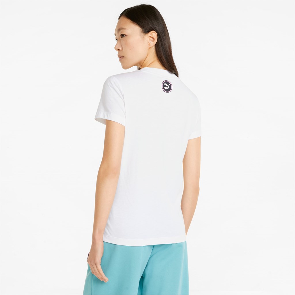 Puma Sportswear by PUMA Baskılı Tee Beyaz | RQ5768932