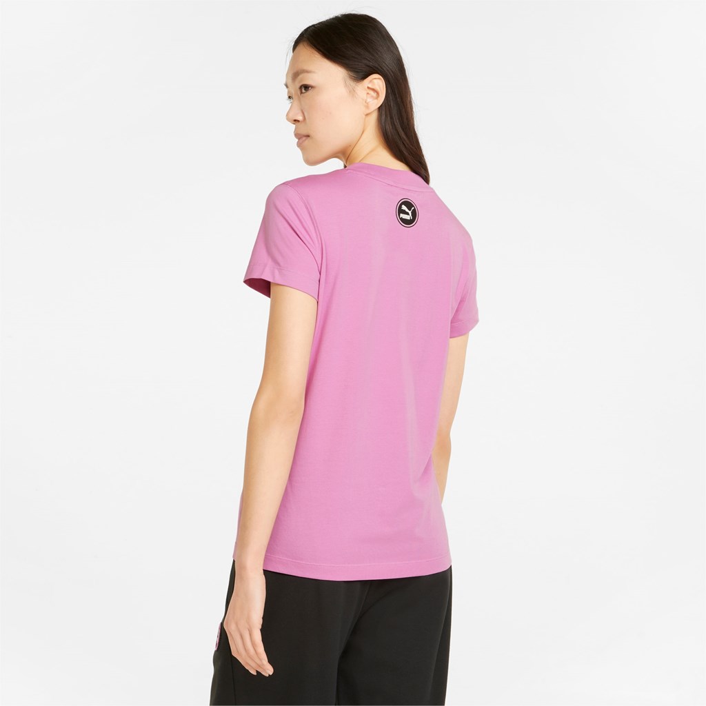 Puma Sportswear by PUMA Baskılı Tee Opera Mauve | DB4850276