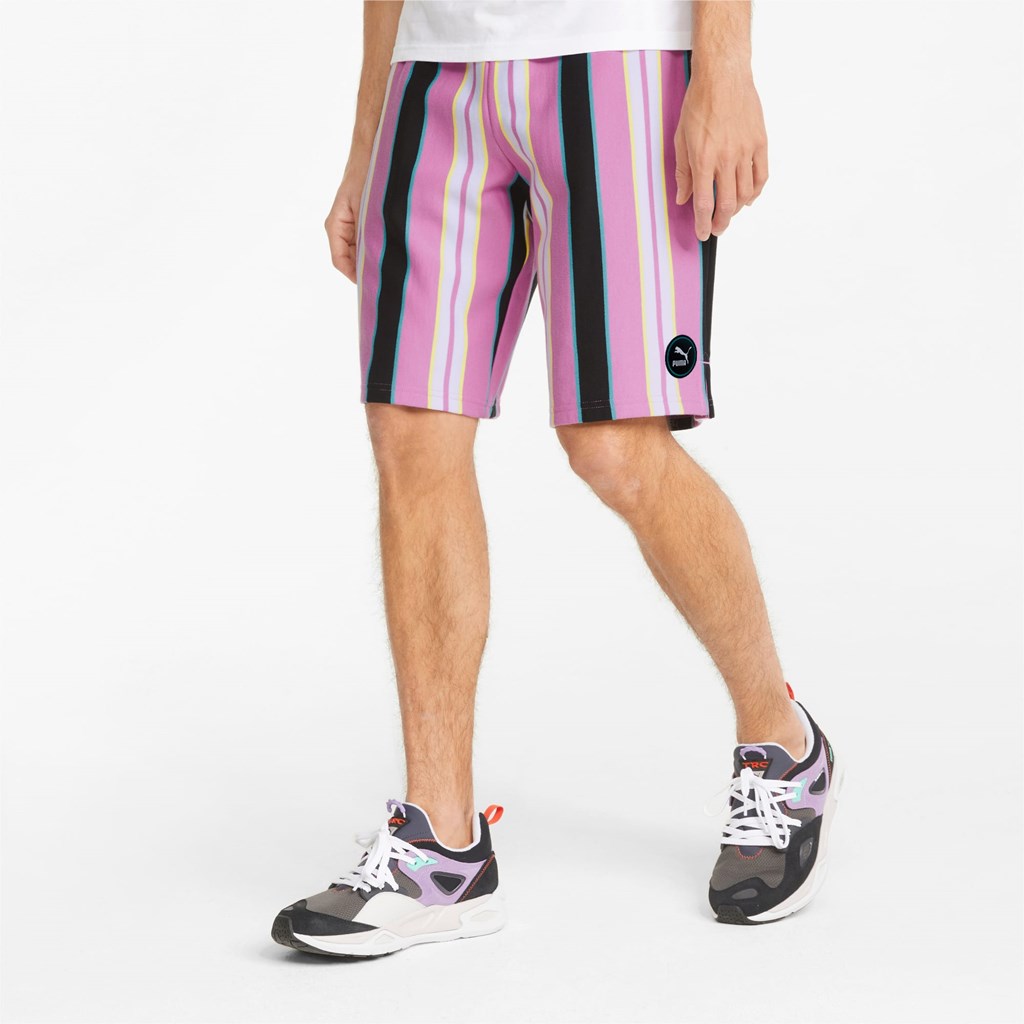 Puma Sportswear by PUMA Printed Longline Şort Beyaz | GJ6725810