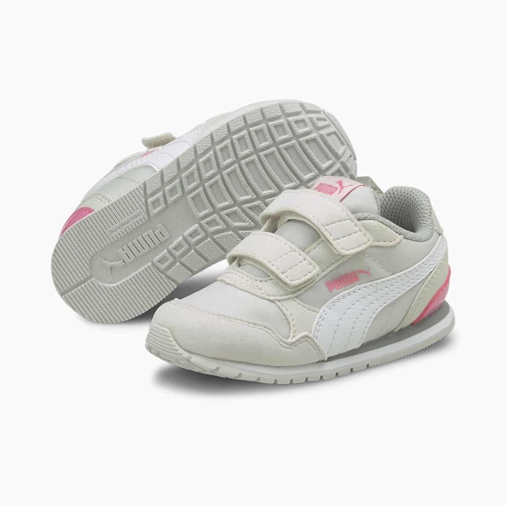 Puma St Runner V2 V Toddler Spor Ayakkabı Beyaz Pembe | OC2164308