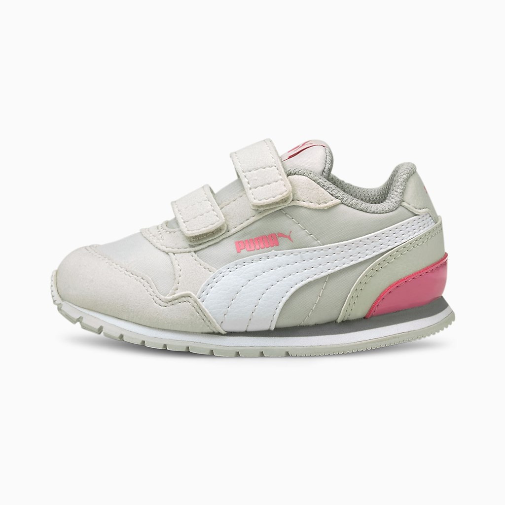 Puma St Runner V2 V Toddler Spor Ayakkabı Beyaz Pembe | OC2164308