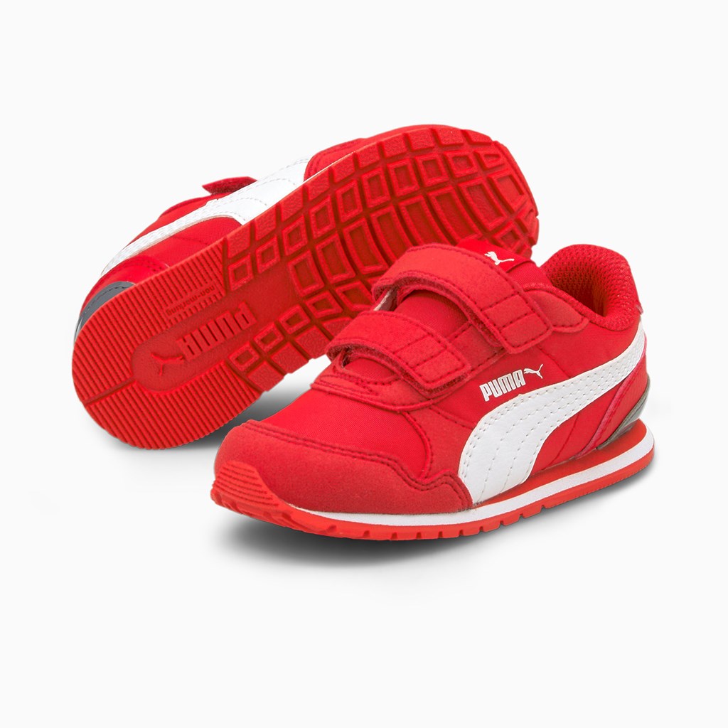 Puma St Runner V2 V Toddler Spor Ayakkabı Kırmızı Beyaz | RC0814793