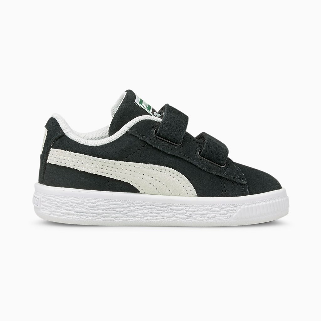 Puma Suede Classic XXI AC Toddler Spor Ayakkabı Siyah Beyaz | AB4537201