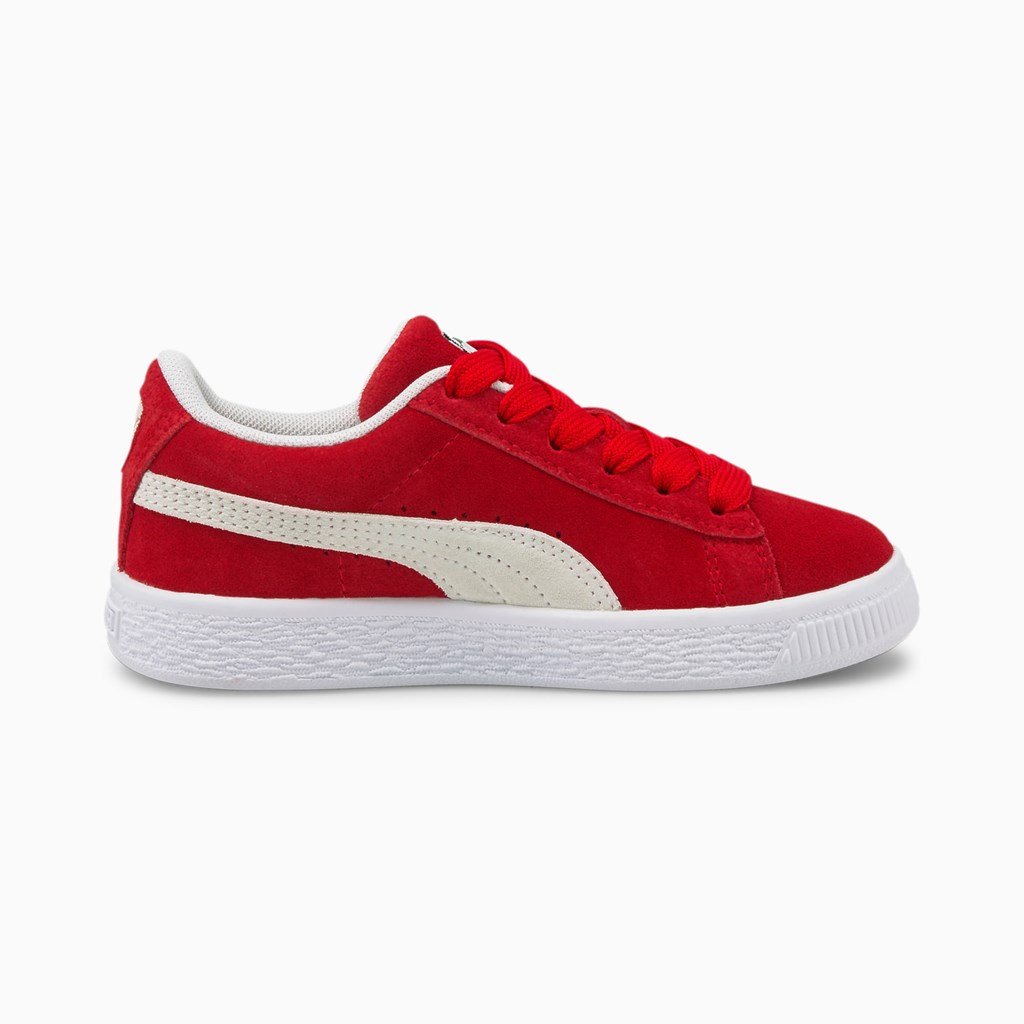 Puma Suede Classic XXI Little Spor Ayakkabı Kırmızı Beyaz | XR0316295