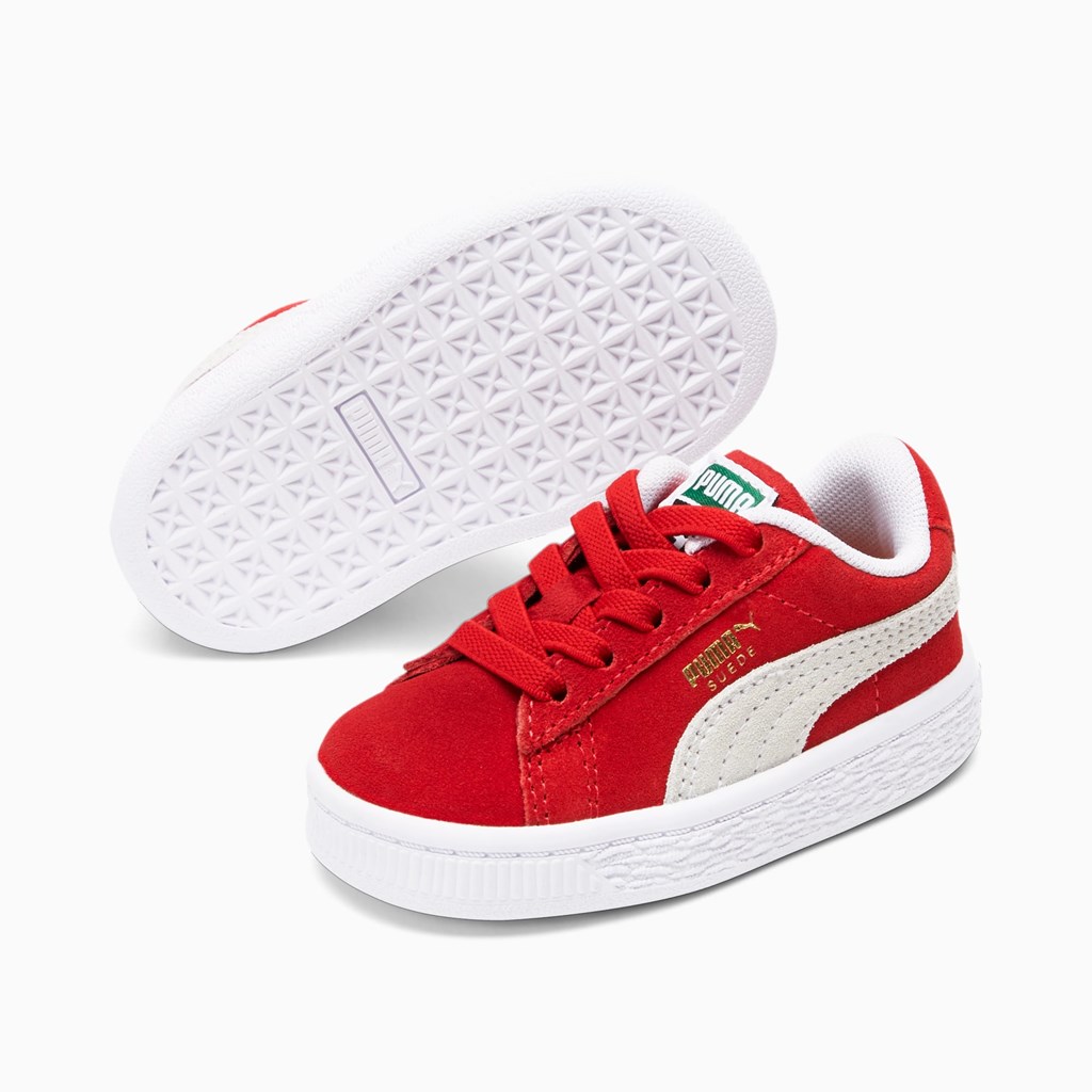 Puma Suede Classic XXI Toddler Spor Ayakkabı Kırmızı Beyaz | GR7389251