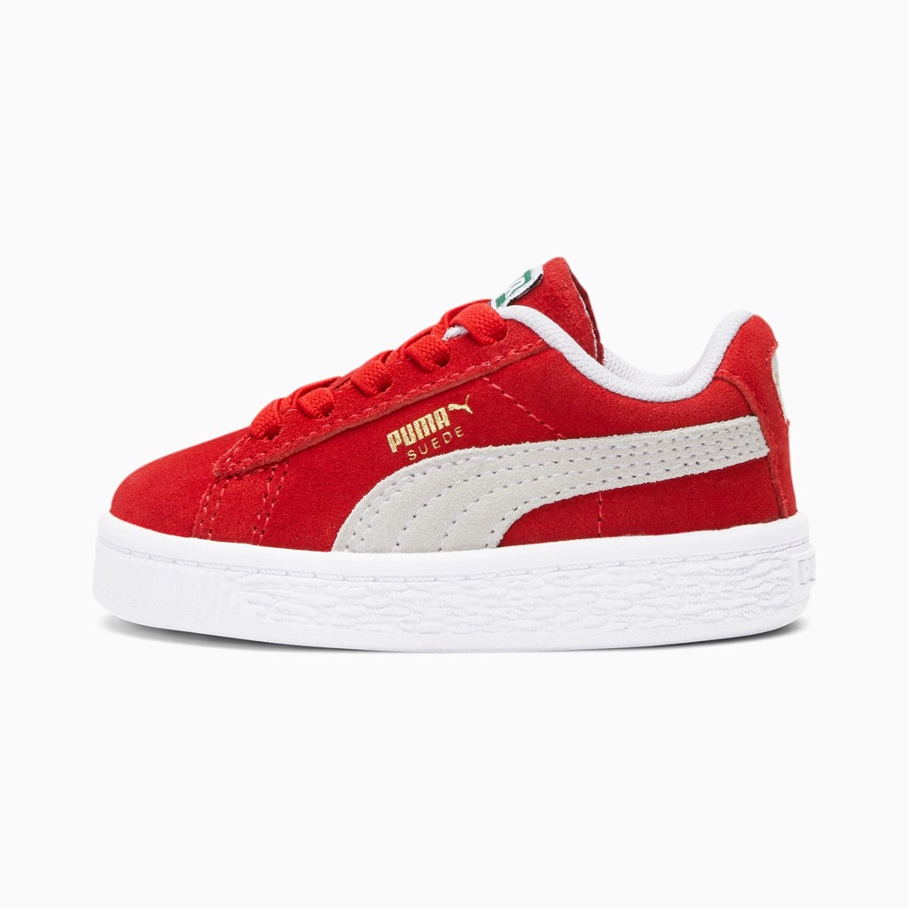 Puma Suede Classic XXI Toddler Spor Ayakkabı Kırmızı Beyaz | GR7389251