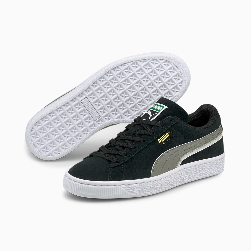 Puma Suede Triplex JR Spor Ayakkabı Siyah Beyaz | EQ4719268