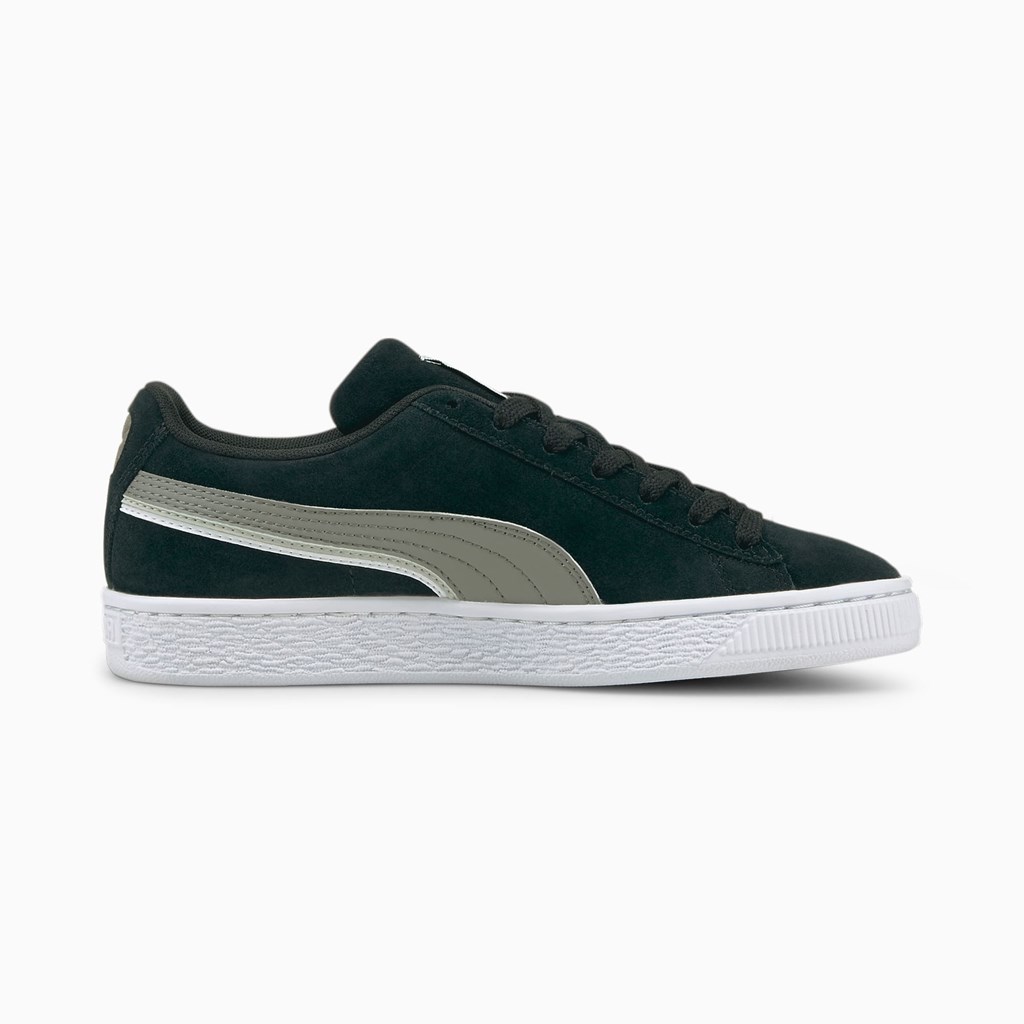 Puma Suede Triplex JR Spor Ayakkabı Siyah Beyaz | EQ4719268