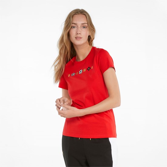 Puma AS Baskılı Tee Kırmızı | VZ2954710