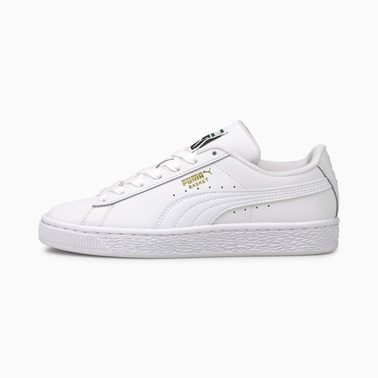 Puma Basket Classic XXI JR Spor Ayakkabı Beyaz Beyaz | NC6285904