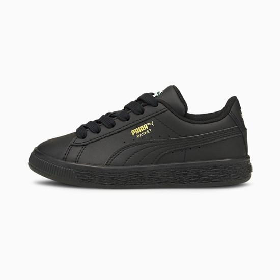 Puma Basket Classic XXI Little Spor Ayakkabı Siyah Siyah | AT1807956