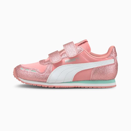 Puma Cabana Racer Glitz Ac Ps Basketbol Ayakkabısı Beyaz | XC4927105