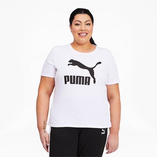 Puma Classics Logo PL Tee Beyaz | RG7024963