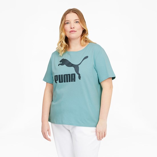 Puma Classics Logo PL Tee Porcelain | IL1385607