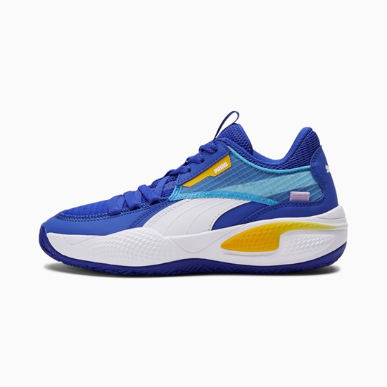 Puma Court Rider JR Basketbol Ayakkabısı Mavi | JG5097283