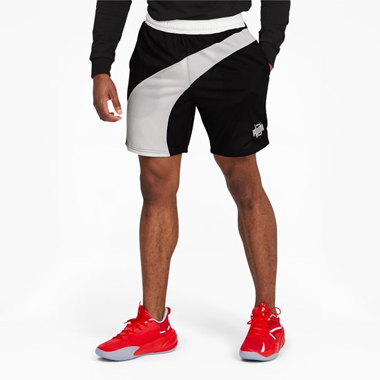 Puma Flare Basketball Şort Siyah | XL2386175