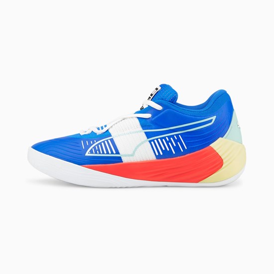 Puma Fusion Nitro Basketbol Ayakkabısı Bluemazing / Sunblaze | UH7203915