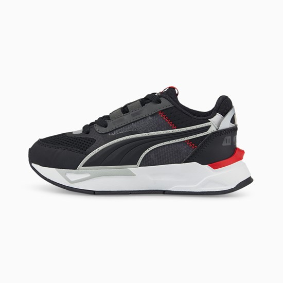 Puma Mirage Spor Tech Little Spor Ayakkabı Siyah Koyu Kırmızı | LC6243508