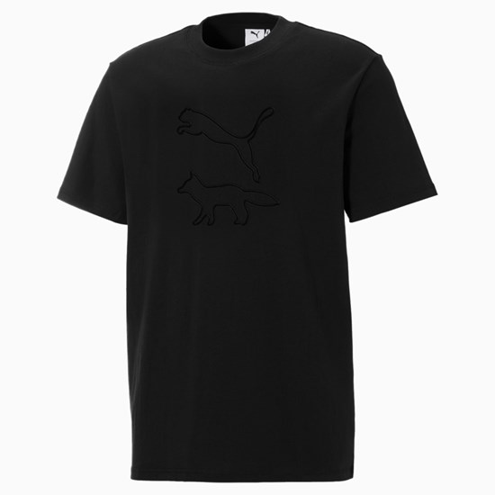 Puma PUMA x MAISON KITSUNE Tee Siyah | CD4328701