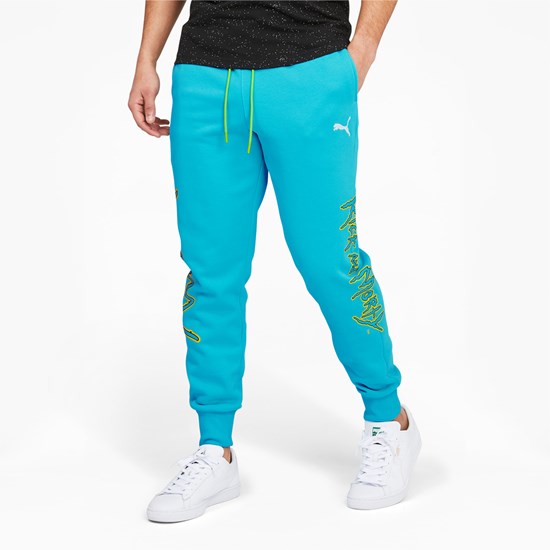 Puma PUMA x RICK AND MORTY Basketball Pantolon Mavi | PN3817569