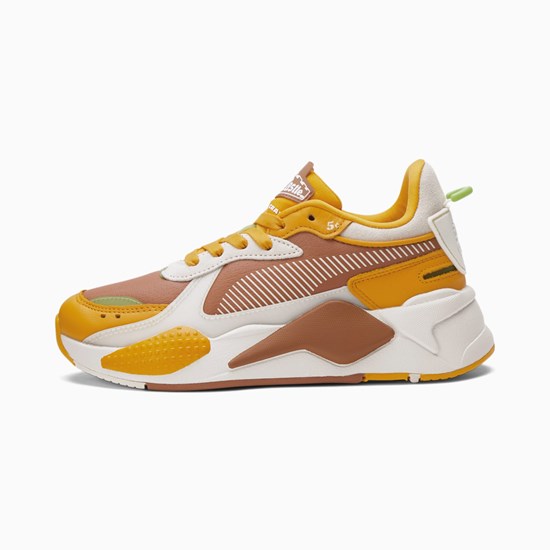 Puma PUMA x WHITE CASTLE RS-X JR Spor Ayakkabı Mocha Bisque / Sunflower | PV6713204