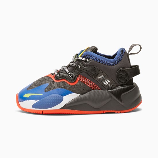 Puma RS-X T3CH Toddler Spor Ayakkabı Kırmızı Siyah | JQ9473852