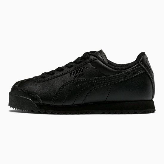 Puma Roma Basic Little Spor Ayakkabı Siyah Siyah | QN6937450