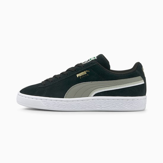 Puma Suede Triplex JR Spor Ayakkabı Siyah Beyaz | EQ4719268