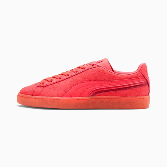 Puma Suede Triplex Mono Spor Ayakkabı Pembe Kırmızı | HM4173695